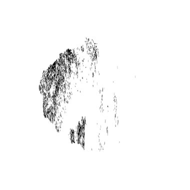 Beyaz arka planda soyut siyah nokta. vektör illüstrasyonu