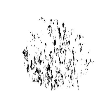 Beyaz arkaplanda soyut grunge lekesi, vektör illüstrasyonu