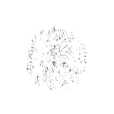 Beyaz arka planda soyut siyah nokta. vektör illüstrasyonu