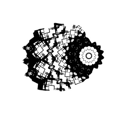 soyut mürekkep fırçası vuruş vektörü