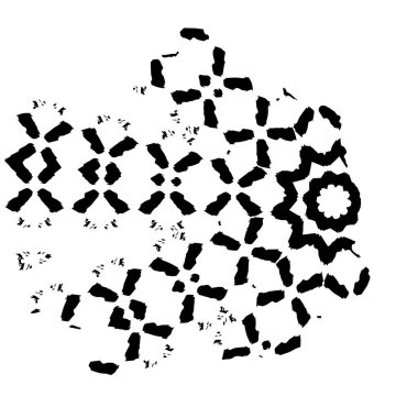 soyut mürekkep fırçası vuruş vektörü