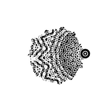 Beyaz arka planda siyah mürekkep fırça sıyrık