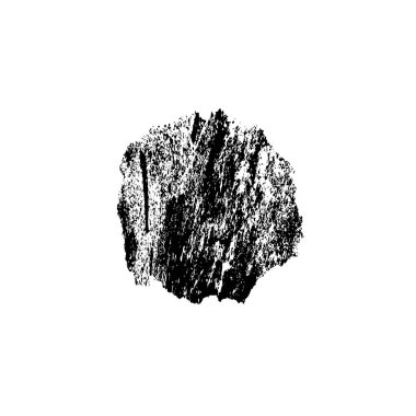 Beyaz arka planda siyah mürekkep fırça sıyrık