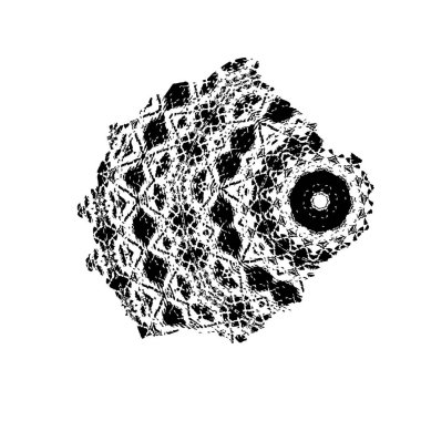 Beyaz arka planda siyah mürekkep fırça sıyrık