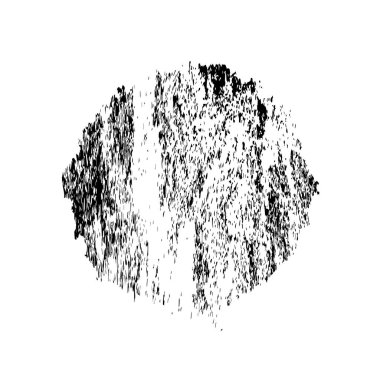 Beyaz arka planda siyah mürekkep fırça sıyrık