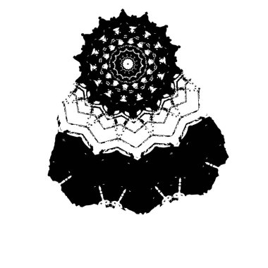 Beyaz arka planda siyah mürekkep fırça sıyrık