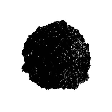 Beyaz arka planda siyah mürekkep fırça sıyrık