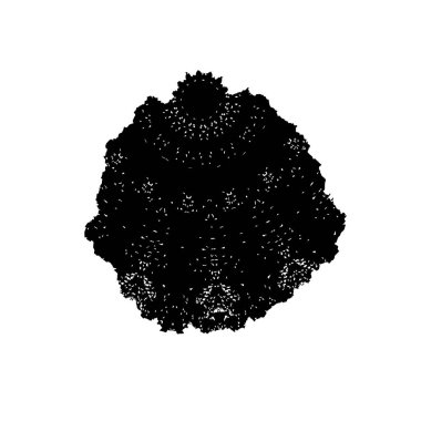 Beyaz arka planda siyah mürekkep fırça sıyrık