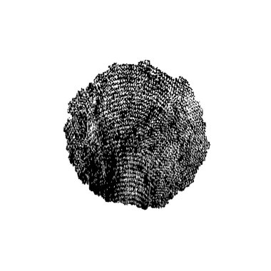 Beyaz arka planda siyah mürekkep fırça sıyrık