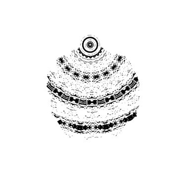 Beyaz arka planda siyah mürekkep fırça sıyrık