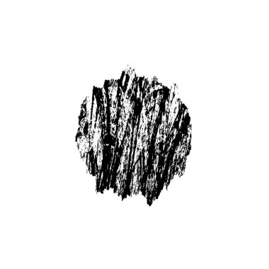 siyah fırça darbeleri ve dokular. grunge soyut el - boyanmış elementler.