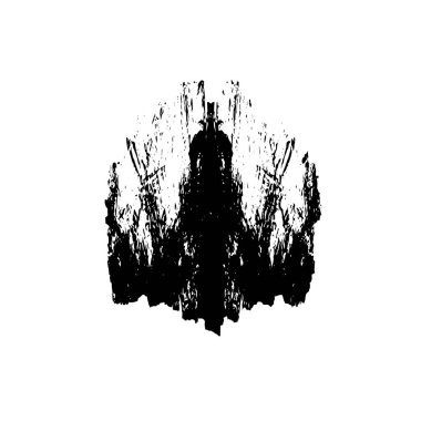 soyut fırça darbesinin siyah ve beyaz arkaplanı