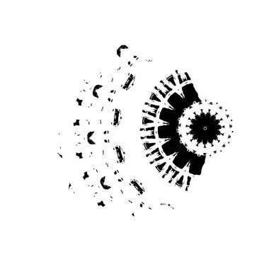 soyut fırça darbesinin siyah ve beyaz arkaplanı