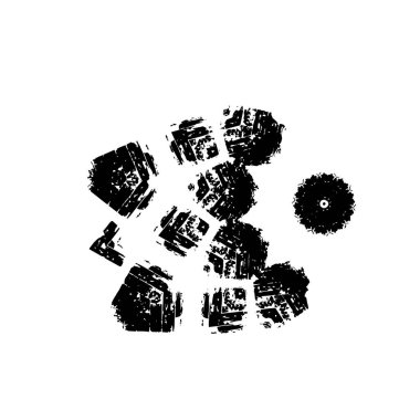 soyut fırça darbesinin siyah ve beyaz arkaplanı