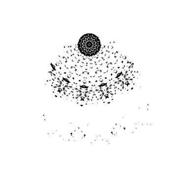 Fırça darbesi. desenli arkaplan