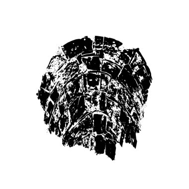 Fırça darbesi. desenli arkaplan