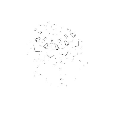 siyah ve beyaz monokrom yıpranmış arka plan soyut dokusu 