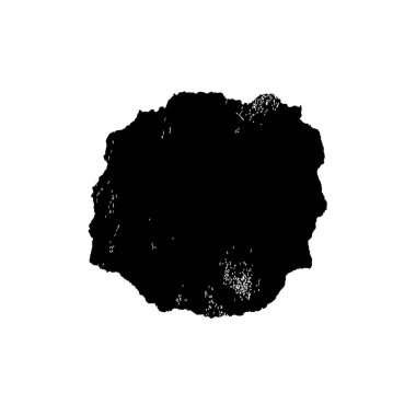 Beyaz arkaplanda siyah grunge mürekkep fırçası darbeleri. 