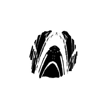 siyah ve beyaz monokrom yıpranmış arka plan soyut dokusu 