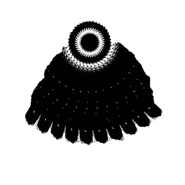 siyah ve beyaz monokrom yıpranmış arka plan soyut dokusu 