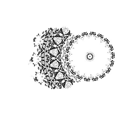 siyah ve beyaz el - çizilmiş mürekkep fırçası vuruşu