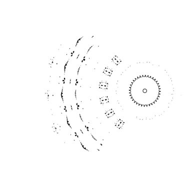 siyah ve beyaz el - çizilmiş mürekkep fırçası vuruşu