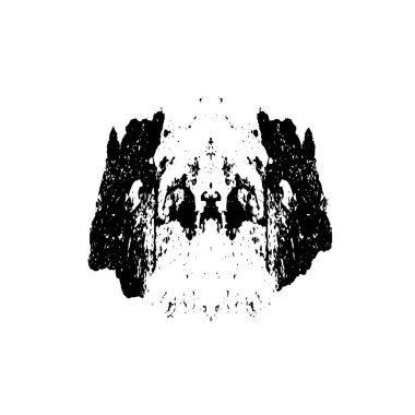 siyah ve beyaz el - çizilmiş mürekkep fırçası vuruşu