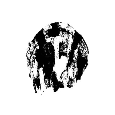 siyah ve beyaz el - çizilmiş mürekkep fırçası vuruşu