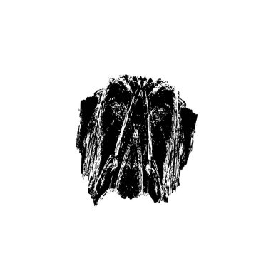 siyah ve beyaz monokrom yıpranmış arka plan soyut dokusu 