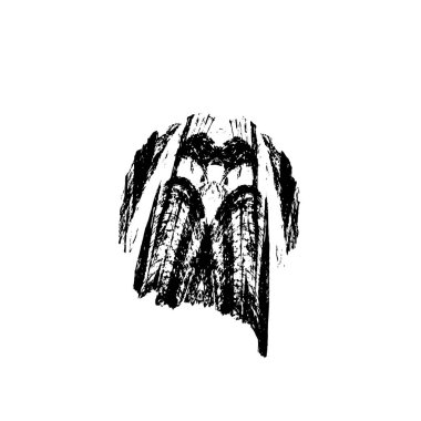 siyah ve beyaz monokrom yıpranmış arka plan soyut dokusu 