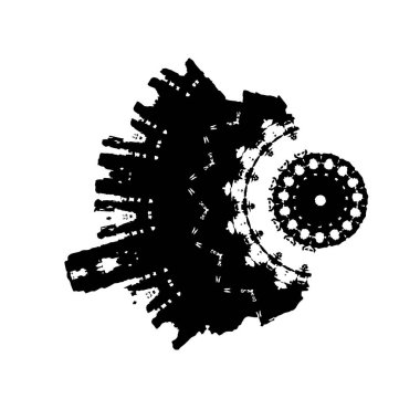 siyah ve beyaz monokrom yıpranmış arka plan soyut dokusu 