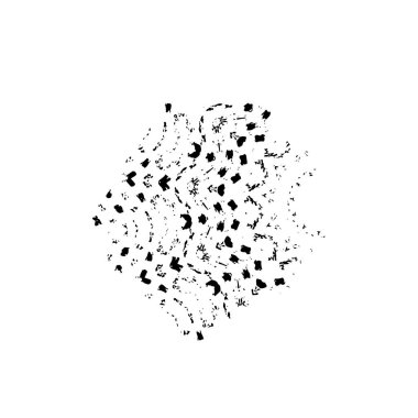 siyah ve beyaz renkli sıkıntılar. Grunge dokusu. soyut arkaplan. 