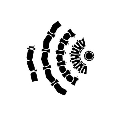 siyah ve beyaz renkli sıkıntılar. Grunge dokusu. soyut arkaplan. 