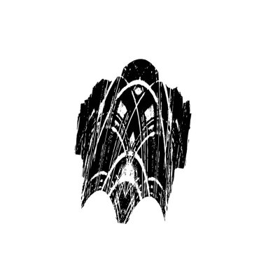 siyah ve beyaz renkli sıkıntılar. Grunge dokusu. soyut arkaplan. 