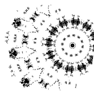 siyah ve beyaz renkli sıkıntılar. Grunge dokusu. soyut arkaplan. 