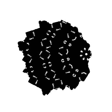 siyah ve beyaz renkli sıkıntılar. Grunge dokusu. soyut arkaplan. 