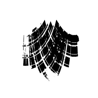 siyah ve beyaz renkli sıkıntılar. Grunge dokusu. soyut arkaplan. 