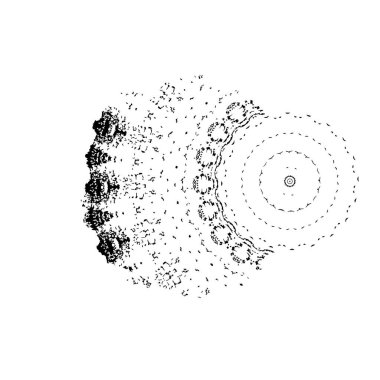 Soyut grunge desen arkaplanı. siyah ve beyaz tonlar.