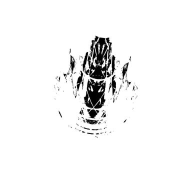 Soyut grunge arkaplanı. siyah ve beyaz tonlar.