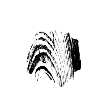 Beyaz arkaplanda soyut grunge lekesi, vektör illüstrasyonu