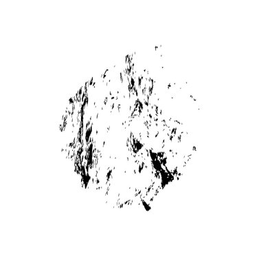 Siyah mürekkep lekesi beyaz arkaplanda izole edildi