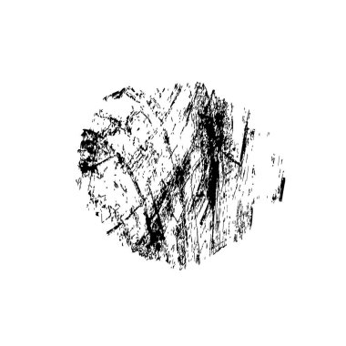 Siyah mürekkep lekesi beyaz arkaplanda izole edildi