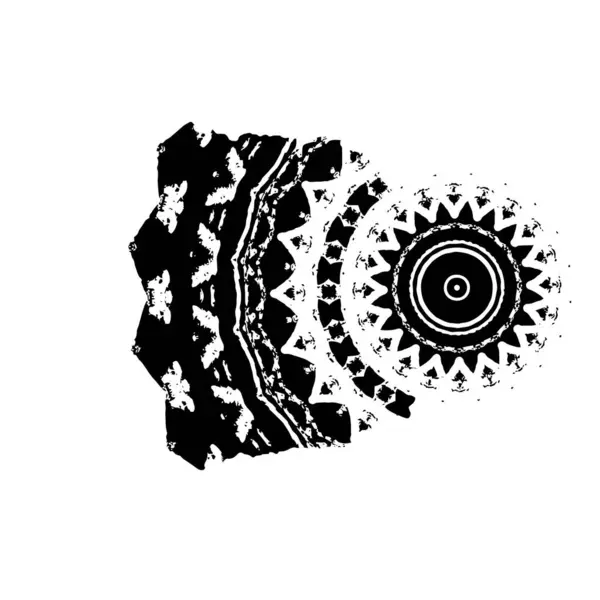 creative black brush stroke on white background 