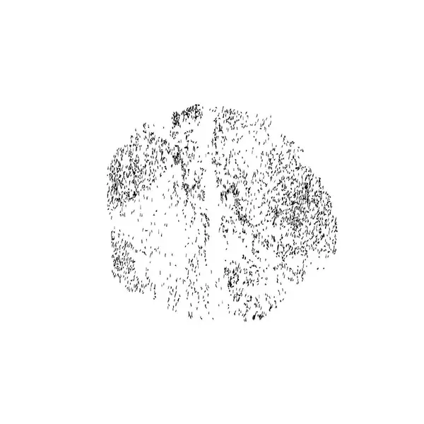 Beyaz arka planda soyut siyah nokta. vektör illüstrasyonu