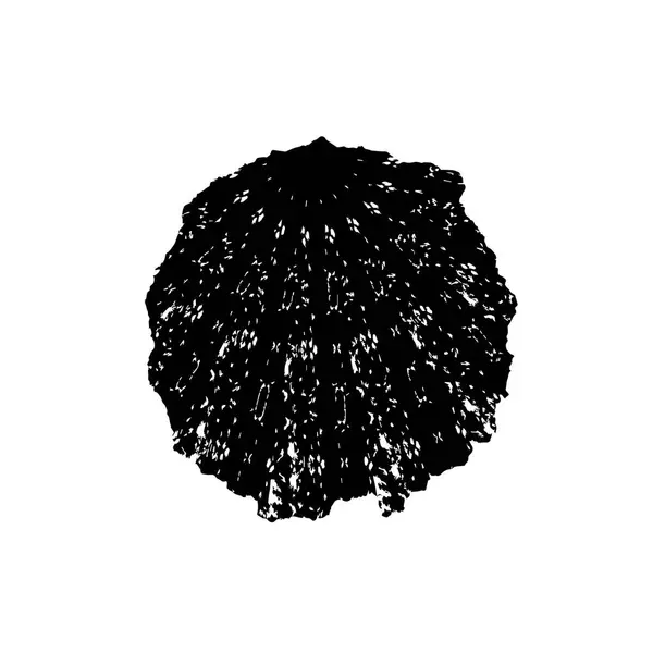 Black Ink Splash Grunge Vector Ink Illustration — Stock Vector