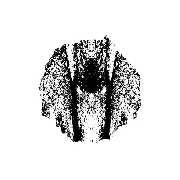 Černou Inkoustovou Skvrnu Ilustrace Vektorového Inkoustu Grunge — Stockový vektor
