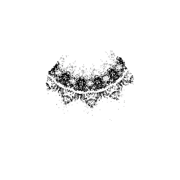 Texture Noire Blanche Affligée Texture Grunge Fond Abstrait — Image vectorielle