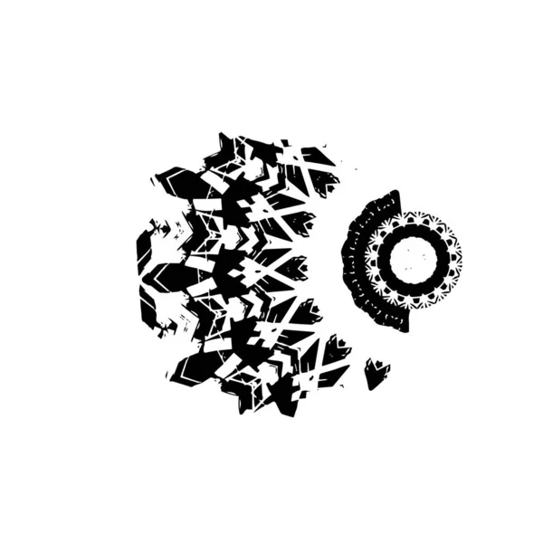 Abstrakter Grunge Hintergrund Schwarz Und Weißtöne — Stockvektor