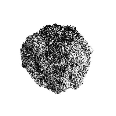 Siyah mürekkep lekesi. Beyaz arkaplanda soyut el boyama ögesi