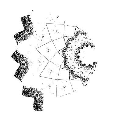 Soyut grunge arkaplanı. siyah ve beyaz tonlar.